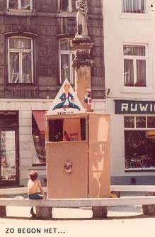 St. Amorsplein, hartje Maastricht 30 april 1976